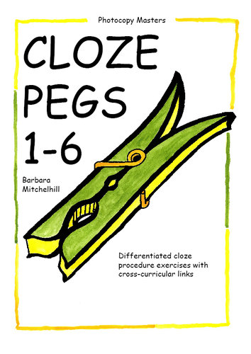 Cloze Pegs Books 1-6