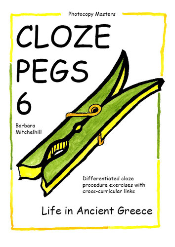 Cloze Pegs Book 6