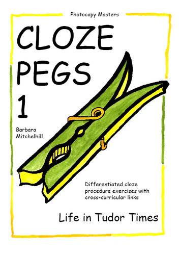 Cloze Pegs Book 1