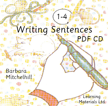 Writing Sentences half price pdf cd - only available when you buy the set of books