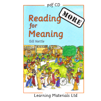 More Reading for Meaning half price pdf cd - only available when you buy the set of books