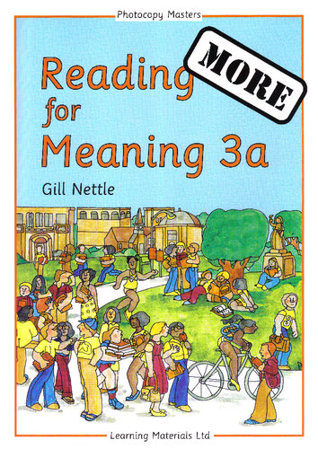 More Reading for Meaning Book 3