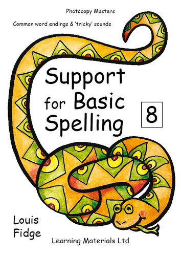 Support for Basic Spelling Book 8