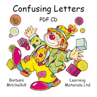 Confusing Letters pdf cd set 1-6