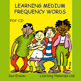 Learning Medium Frequency Words half price pdf cd - only available when you buy the set of books
